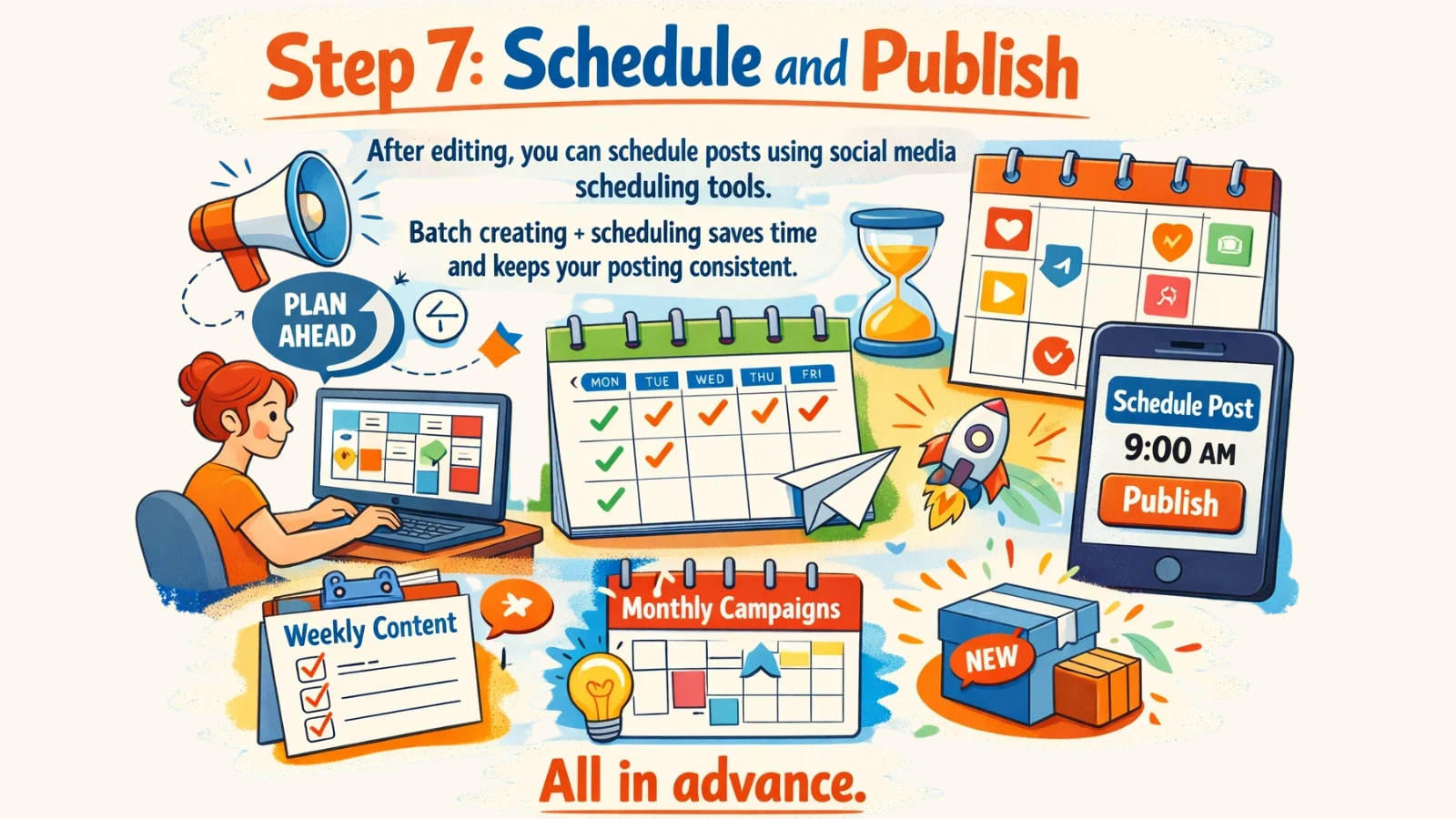 Plan and Publish Content schedule-and-publish