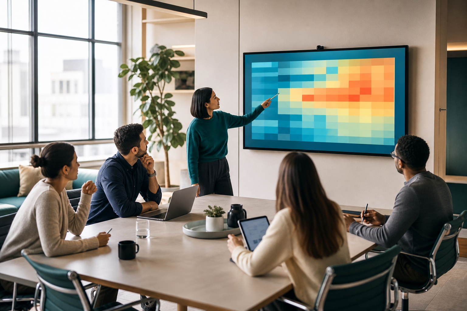 Tool comparison heatmap for agencies