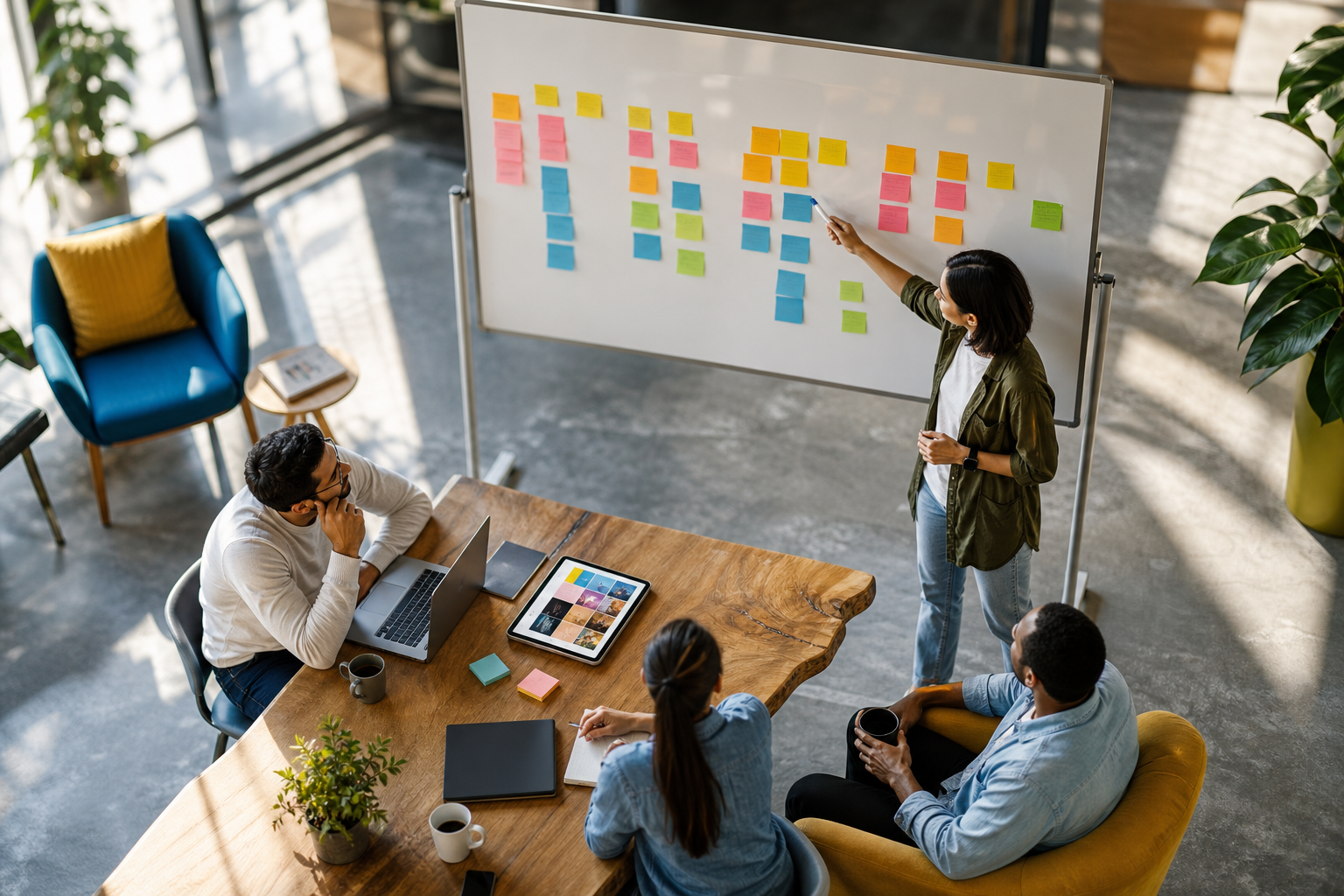 AI sprint weekly plan infographic