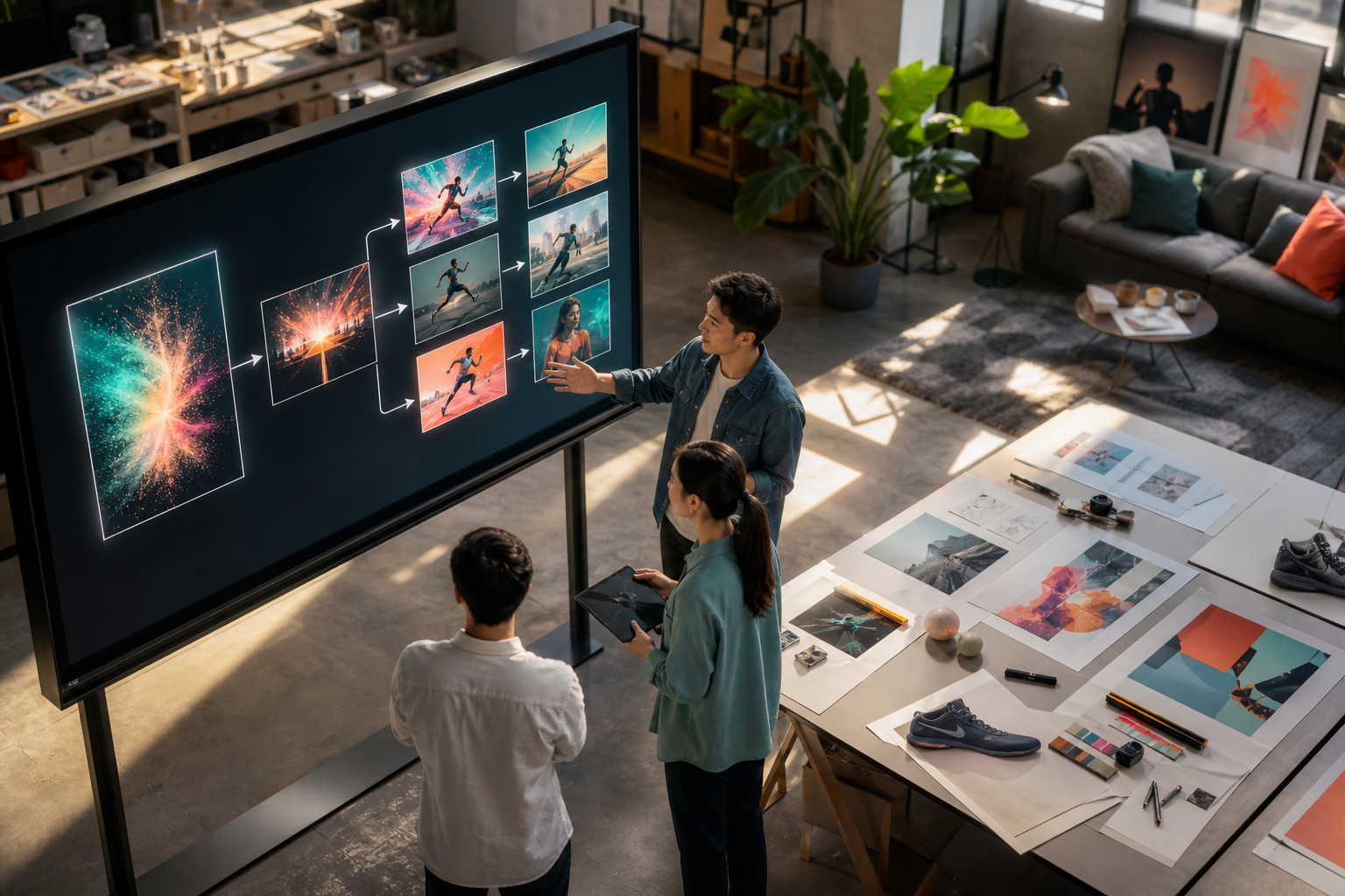 AdsGPT video and static generation storyboard