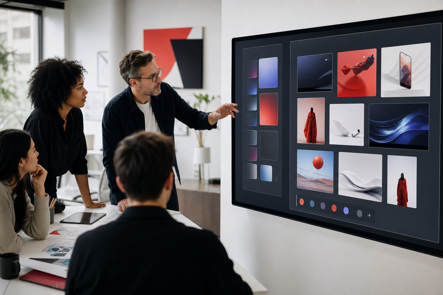 AI ad creative generator FAQ infographic