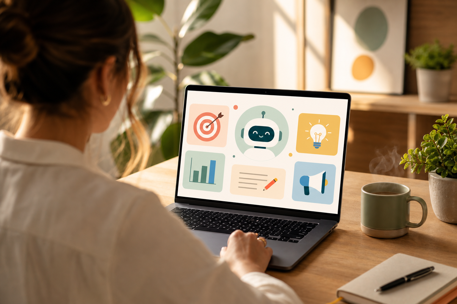 ai ad copy success summary infographic