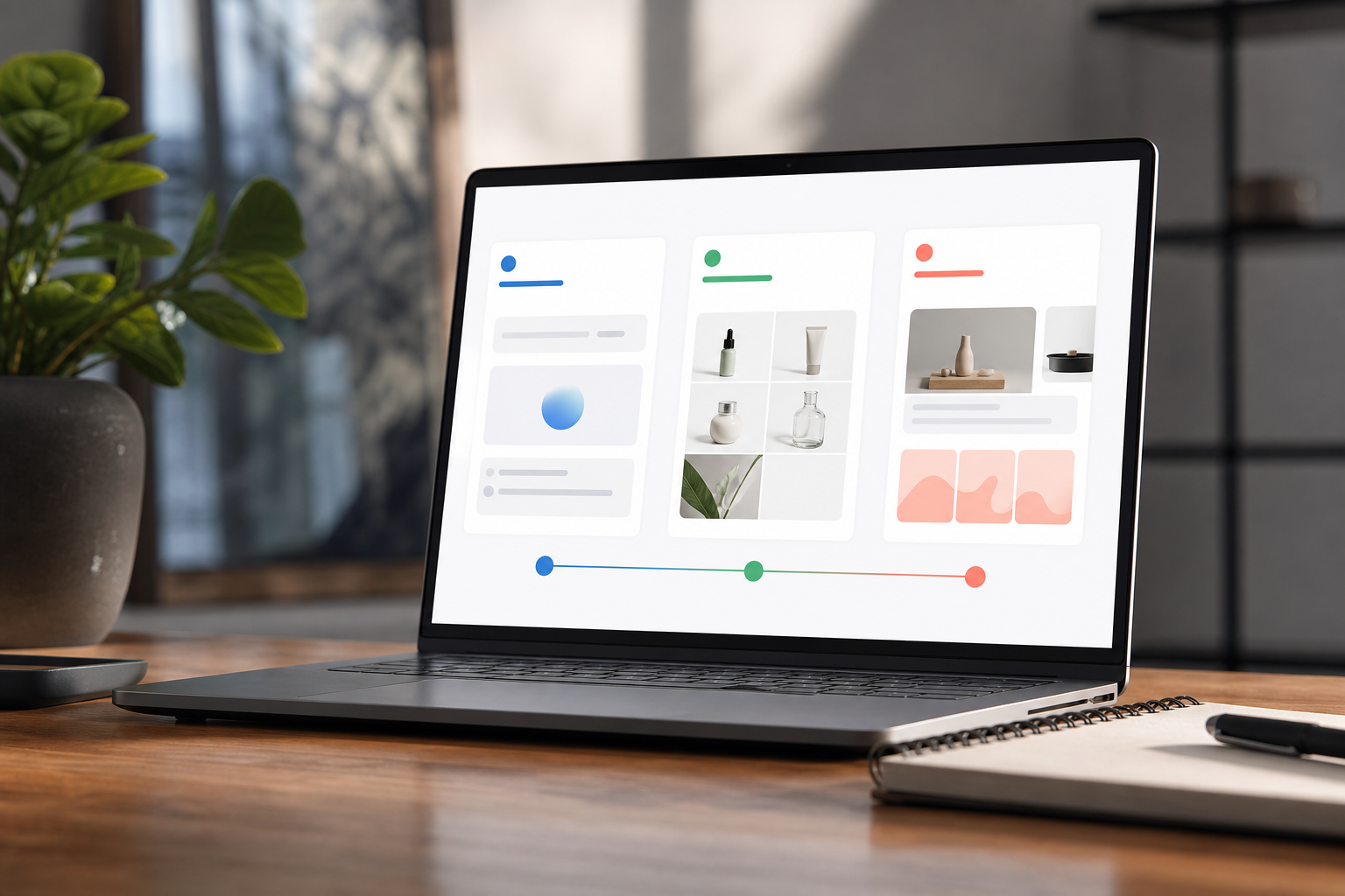 Step-by-step onboarding flow for launching a Meta ad
