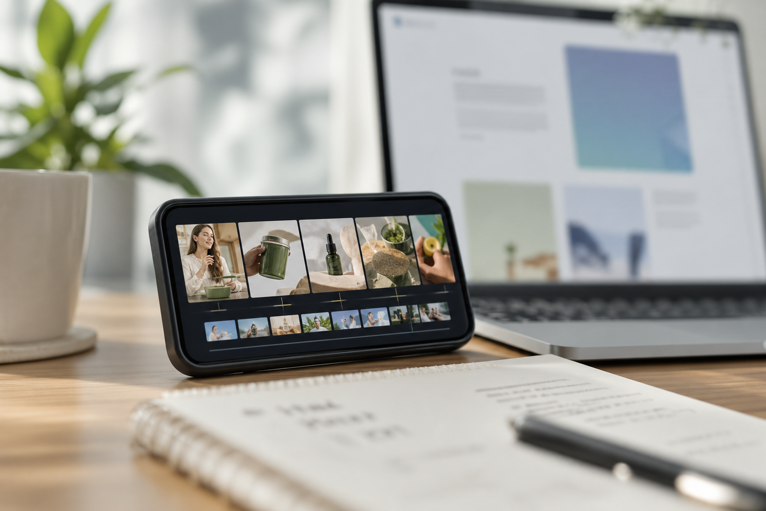 UGC and product B-roll storyboard for ecommerce ads