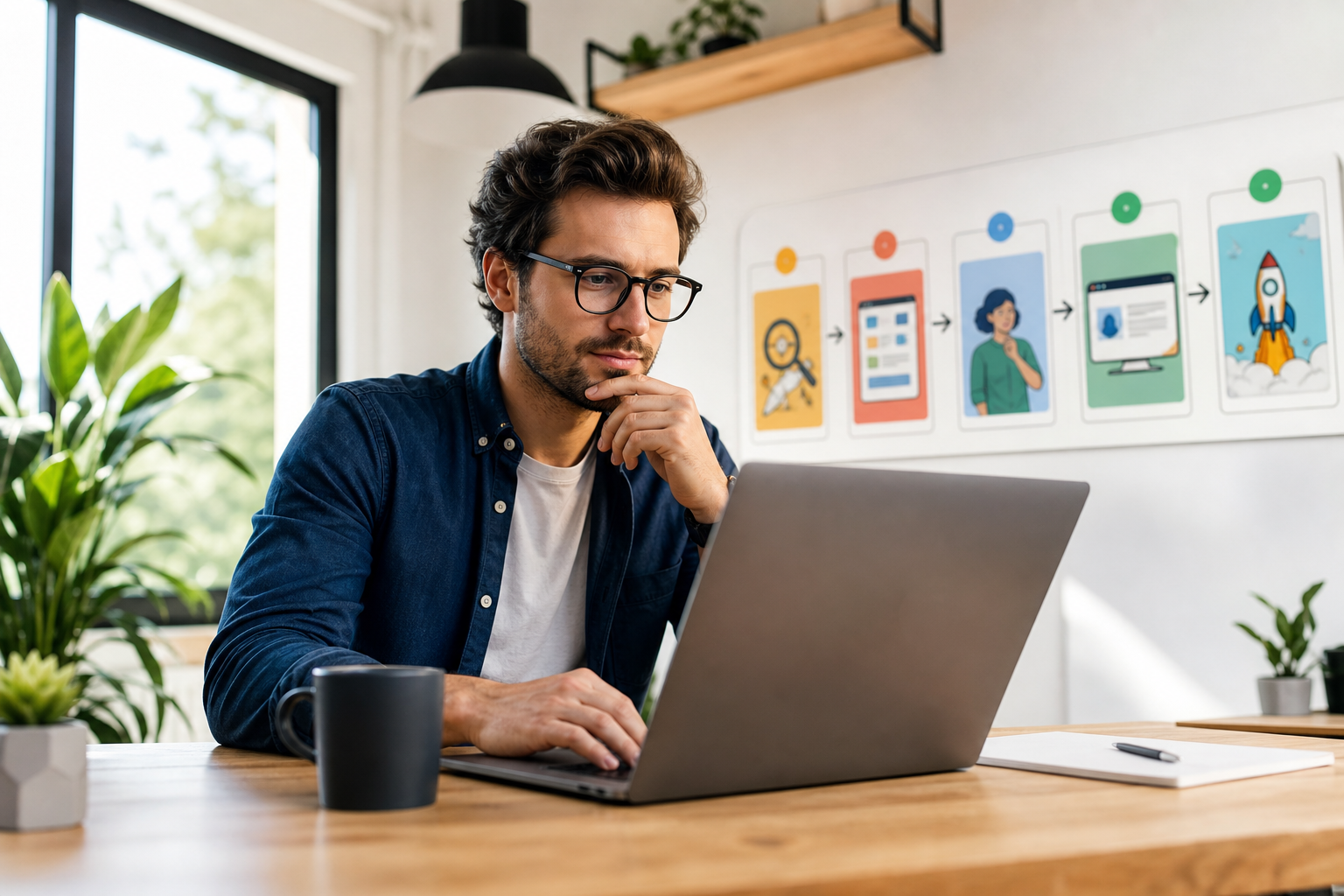 step-by-step ad spy to creation flow