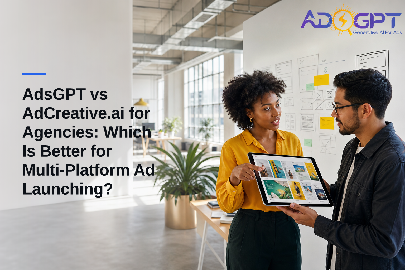 AdsGPT vs AdCreative.ai for Agencies: Which Is Better for Multi-Platform Ad Launching?